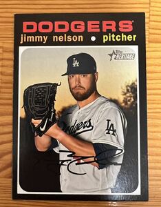 2020 Topps Heritage ジミー・ネルソン Jimmy Nelson #644