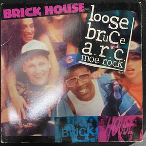 ☆☆☆☆ HIPHOP,R&B BRICK HOUSE - LOOSE BRUCE AND A.R.C. MOE ROCK シングル レコード 中古品