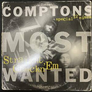 ☆☆☆☆ HIPHOP,R&B COMPTONS MOST WANTED - STRAIGHT CHECKN' EM シングル レコード 中古品