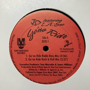 ☆☆☆☆ HIPHOP,R&B JD FEAT L.A. SNO - GO'NE RIDE シングル レコード 中古品