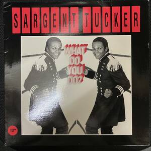 ☆☆☆☆ HIPHOP,R&B SARGENT TUCKER - WHAT DO YOU DO? シングル レコード 中古品