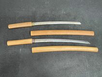 J828-O21-802 2本まとめ 模造刀 模擬刀 日本刀 飾り刀 武具 コスプレ レプリカ 全長約69-70cm 刃約40-45cm ③