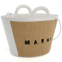 マルニ MARNI カゴバッグ ブランド ショルダー付 2way BMMP0068Q0 P3860 Z0T01 ホワイト系_画像1