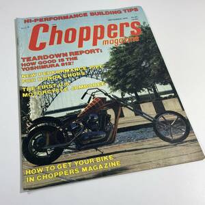 70s チョッパー 雑誌 Chopper マガジン ビンテージ ハーレー ショベル ハーレー ナックル パン トライアンフ CB750 ホンダ ガレージ ボバー