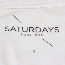 〇326030 SATURDAYS NYC サタデーズ ニューヨーク Tシャツ カットソー 半袖 クルーネック ○Satuaday's New York City サイズS メンズ_画像7