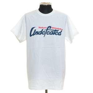 ●475998 UNDEFEATED アンディフィーテッド ●半袖Tシャツ クルーネック TOKYO Shinjuku 186078001041 サイズM メンズ ホワイト プリント