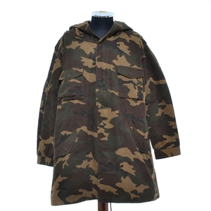 ●314409 SOULIVE ソウライブ コート ●ロングフィールドジャケット LONG FIELD JACKET カモフラ柄 BLX-7-01507 サイズ3 メンズ グリーン