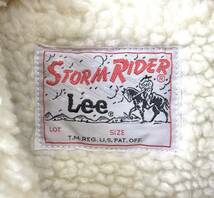 ★美品 Lee STORM RIDER ブラックスウェードレザー SizeS★_画像4