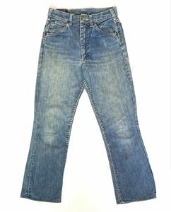 ★70s Lee Riders 101Z デニムパンツ Size28 USA製 サイド黒タグ ビンテージ★