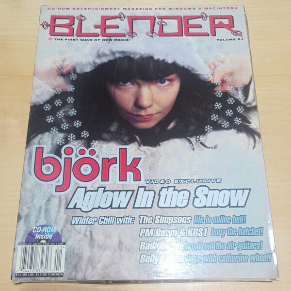 BLENDER VOLUME 2.1 CD-ROM HYBRID bjork pizzikato five The Simpsons Radiohead