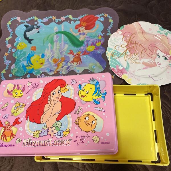 アリエル グッズセット ディズニーシー マーメイドラグーン ディズニーストア リトルマーメイド プリンセス disney ランチボックス