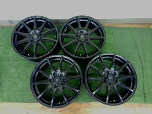 LOXARNY ロクサーニ スポーツ 18×7.5J 114.3-5H +48 アルミ ホイール 4本セット 中古品 yatsu 送料問合せ