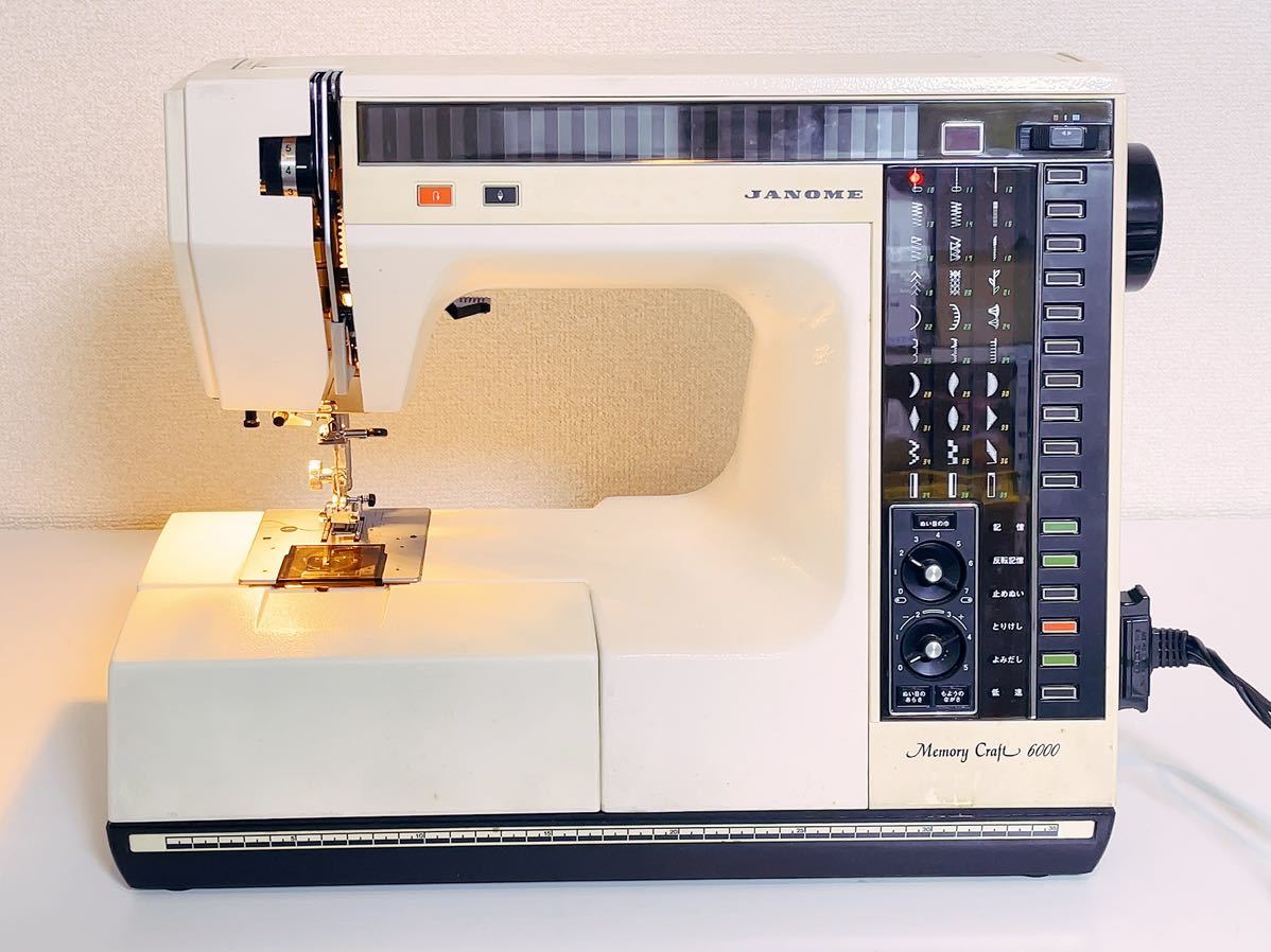 JANOME ジャノメ MODEL 6000 コンピューターミシン Memory CRAFT 6000