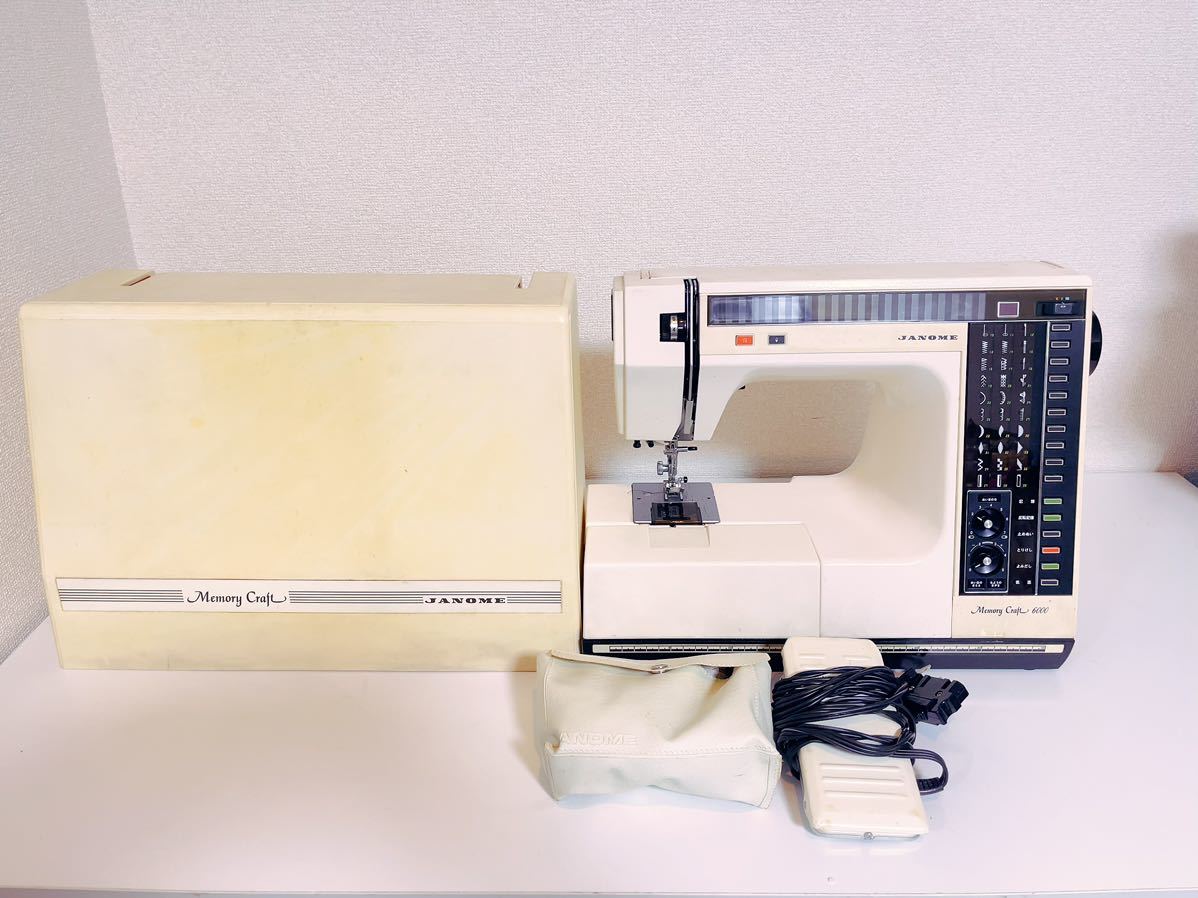 JANOME ジャノメ MODEL 6000 コンピューターミシン Memory CRAFT 6000