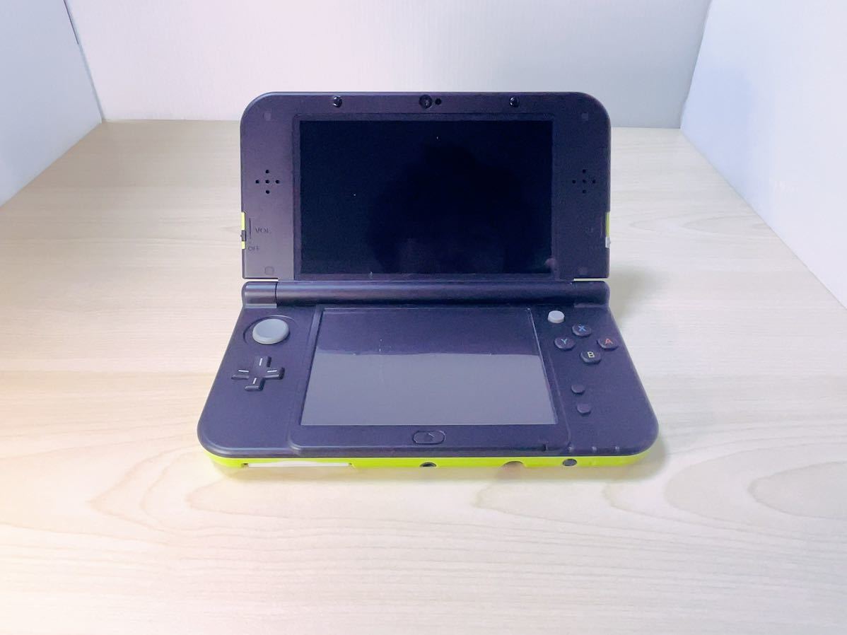new Nintendo 3DS LL 本体 RED-001 ライム ブラック ニュー
