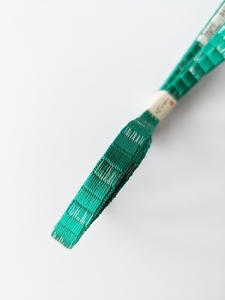o.. collection silk three minute cord pi- cook green made in Japan [ large . shop flower book mark ]