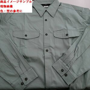 5-3/1 　　３枚組　　　3Lサイズ　　C（052　アースグリーン　　444　　クレヒフク　　長袖シャツ　ワークシャツ　　作業着