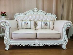  now week limitation most low price guarantee antique manner ro here style Cesta - field style cat legs 2P sofa sofa pickup warm welcome pink 