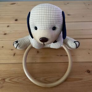 犬のタオル掛け タオルハンガー 犬 ぬいぐるみ