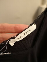 ◎マカフィー　MACPHEE ワンピース　19ＳＳ　定価34000円+消費税　サイズ36　コットンエンブロイダリー　Ｖネック_画像7