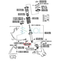 トヨタ ヴェロッサ(GX110 JZX110) プログレス ブレビス(JCG10 JCG11) フロント スタビリンク ナット付 左右セット 48820-22041_画像2