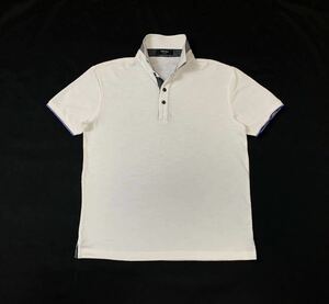 PLUS ONE // 半袖 ポロシャツ (白) サイズ M
