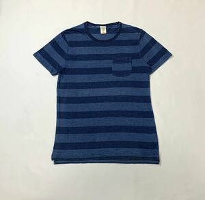 Abercrombie&Fitch アバクロンビー&フィッチ // 半袖 ボーダー柄 Tシャツ・カットソー (紺系×ブルー系) サイズ M