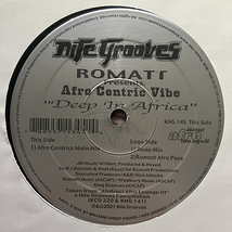 Romatt Presents Afro Centric Vibe / Let's Be Free [BPM King Street Sounds KSS 1115] _画像2