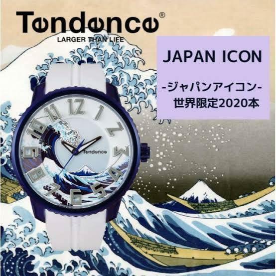 新品未使用　Tendence(テンデンス) 　ジャパンアイコン　北斎　腕時計