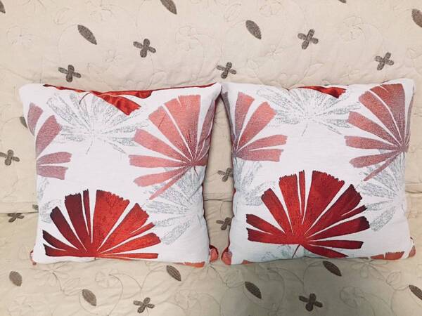 新品クッションカバー 45 ×45 ㎝ 二枚セット YL-34