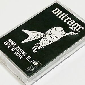 outrage out Ray ji demo tape slash japameta cassette tape metal METAL UNITED