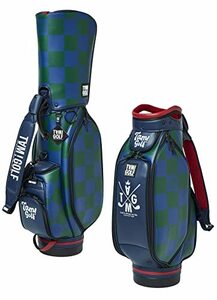 【T∀M！GOLF】CHECKERED TOUR TYPE CADDIE BAG タムゴルフ チェック柄 市松模様 カートタイプ キャディバッグ 9型 47インチ対応