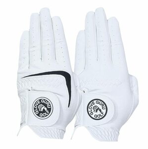 GloveGuruGolf[グローブグルゴルフ] [2種2枚セット] ゴルフグローブ メンズ 左手用 全天候23cm(S-M)