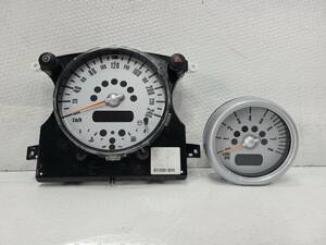 解51　BMW　MINI　RA16　純正　タコメーター＆スピードメーター