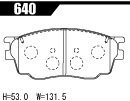 ACRE アクレ ブレーキパッド PC2600 前後セット アテンザスポーツワゴン GY3W H14.5～H20.1 23C/23S/23EX/23SS 2.3L 標準18インチ除く_画像2