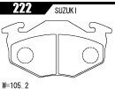 ACRE アクレ ブレーキパッド コンパクトアクレ フロント用 セルボ・モード CN32S CP32S H3.9～H10.10 ターボ 4輪ディスク車_画像2