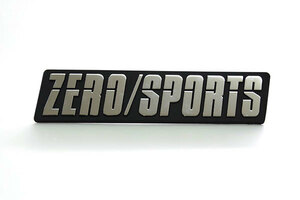 ZERO/SPORTS ゼロスポーツ エンブレム ボルトタイプ ブロック体