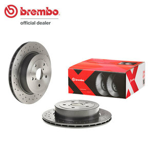 brembo ブレンボ エクストラブレーキローター リア用 インプレッサ GDB H18.12～H19.11 WRX STI タイプRA-R 6POT フロント:12本スリット