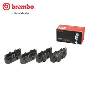 brembo ブレンボ ブラックブレーキパッド フロント用 レガシィツーリングワゴン BH5 H14.11～H15.4 ターボ GT-B/Sエディション