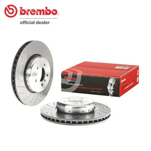 brembo ブレーキローター フロント BMW 3シリーズ(F34) 3X20 H25.6～ 320i グランツーリスモ Op.Mパフォーマンス F370 ディンプル/スリット