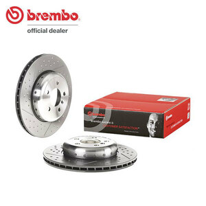 brembo ブレーキローター リア BMW 4シリーズ(F36) 4A28 4D20 H26.6～ 428i/430i グランクーペ Mスポーツ R345 ディンプル＆スリット