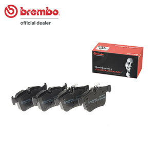 brembo Brembo черный тормозные накладки задний Mercedes Benz C Class (W205) 205045 H26.7~ C250 спорт седан 