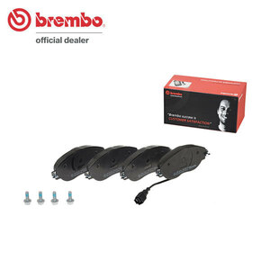 brembo ブレンボ ブラックブレーキパッド フロント用 フォルクスワーゲン パサートCC 3CBWSC H20.11～ 3.6 V6 4モーション 1LA/1LB TRW