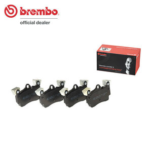 brembo ブレンボ ブラックブレーキパッド リア用 ポルシェ カイエン (955) H17.2～H18.12 ターボ ハイパフォーマンスエディション 500ps
