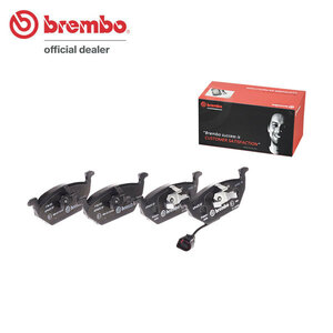 brembo ブレンボ ブラックブレーキパッド フロント用 フォルクスワーゲン ポロ 6RCBZ 6RCJZ H22.6～ TSI 1.2L