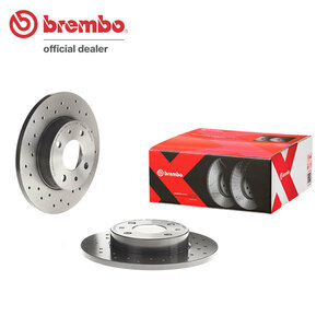 brembo ブレンボ エクストラブレーキローター リア用 フィアット ニューパンダ 16912Q H17.4～H25.6 4×4 1.2L