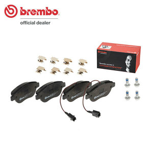 brembo ブレンボ ブラックブレーキパッド フロント用 アバルト500 312142 31214T H25.1～ ツーリズモ