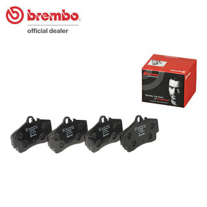 brembo ブレンボ ブラックブレーキパッド リア用 ポルシェ ボクスター (987) 98721 H18.8～H20.10 S 3.4L