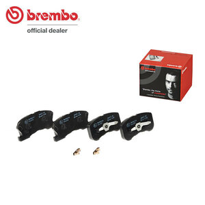 brembo ブレンボ ブラックブレーキパッド フロント用 ミラジーノ L711S H14.8～H15.8