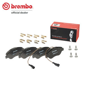 brembo ブラックパッド フロント アルファロメオ ミト 955142 95514P H22.3～ ターボ コンペティツィオーネ/スプリント 1.4L センサー×２